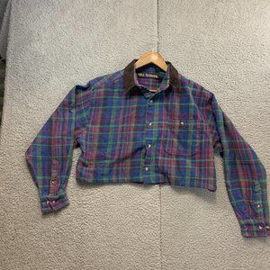 Full Exposure Plaid Cropped Jacket. Perfect Condition